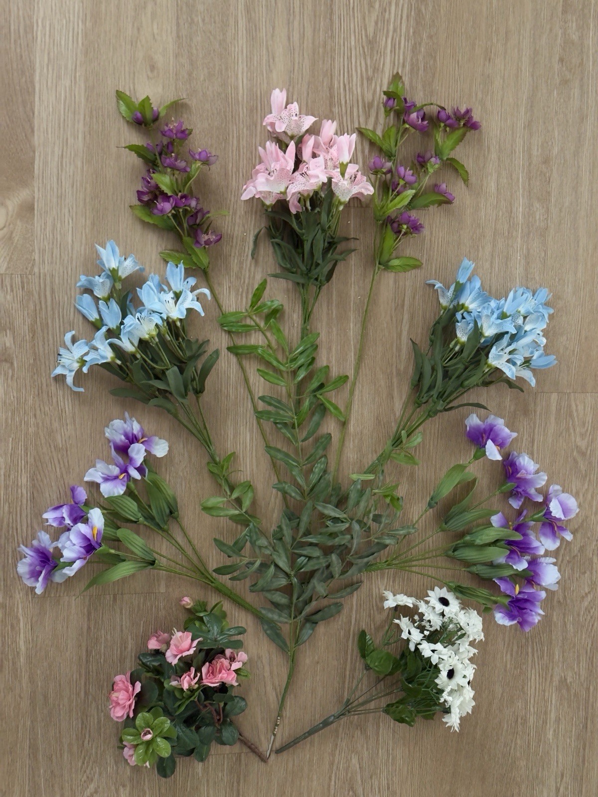 Fake-Flower Artificial Flowers Floral Decor Flower Bouquets Stem Plants Hanging