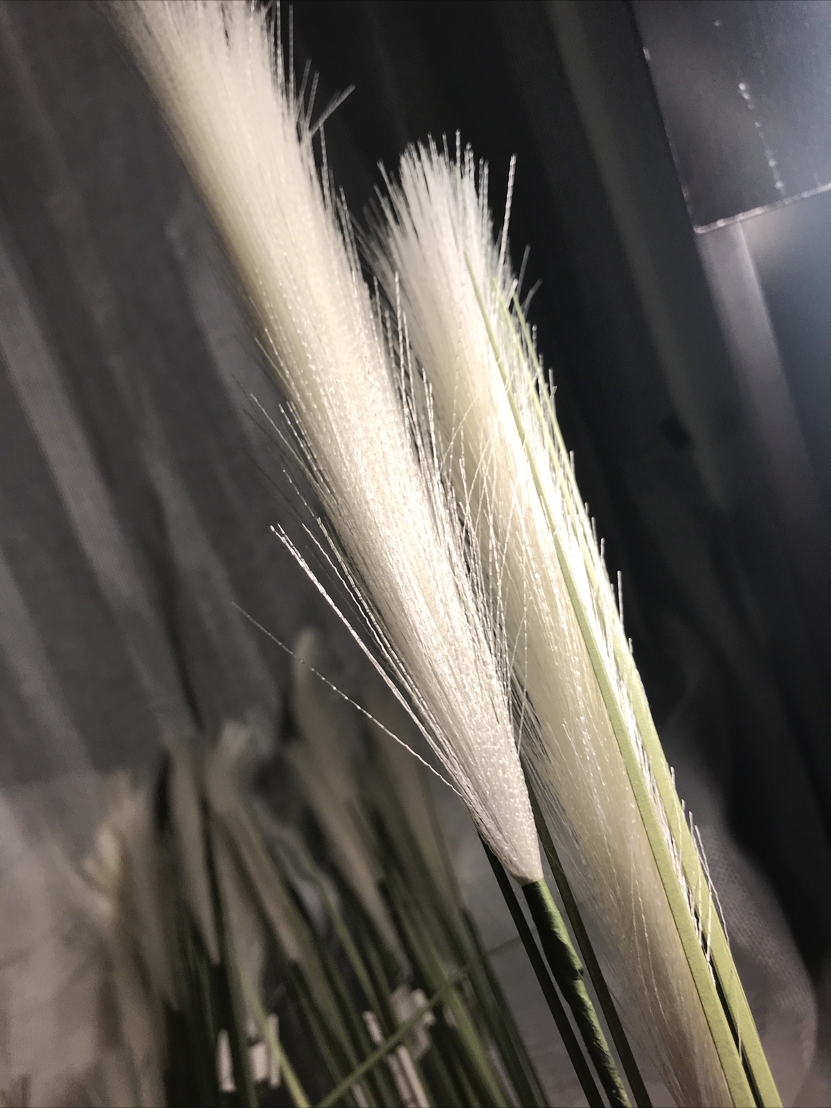 MAINSTAYS GR Grass Stems Decorative Faux Greenery Floral NEW 12 Stems Cream NWT