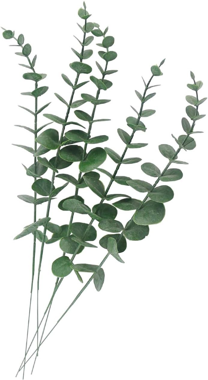 Flexible 10-Pack Artificial Eucalyptus Stems for Stunning Floral Arrangements