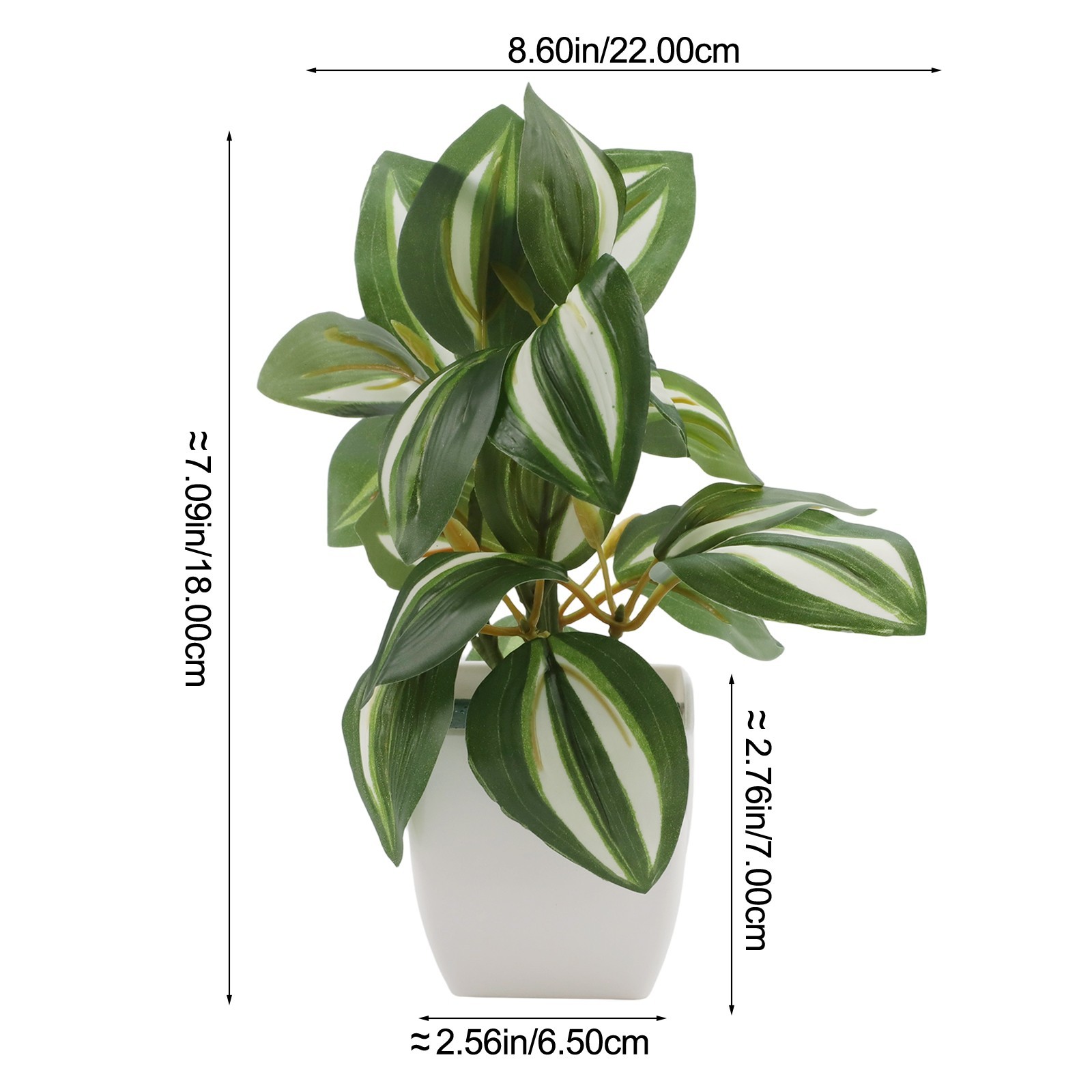 Artificial Potted Plants for Indoor Use Set of 4 for Living Room and Bedroom