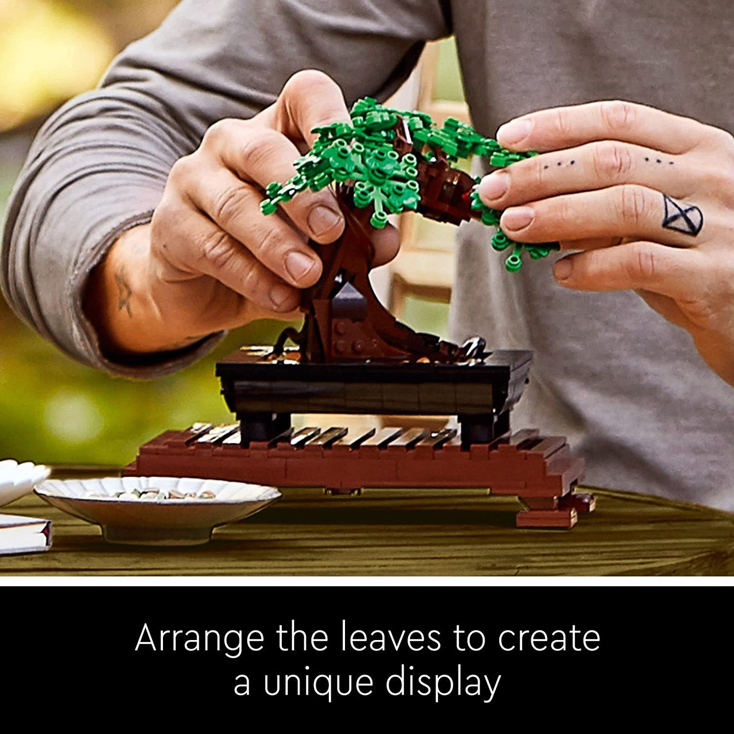 LEGO Botanicals Bonsai Tree Building Set – Artificial Bonsai Tree Plants for Hom
