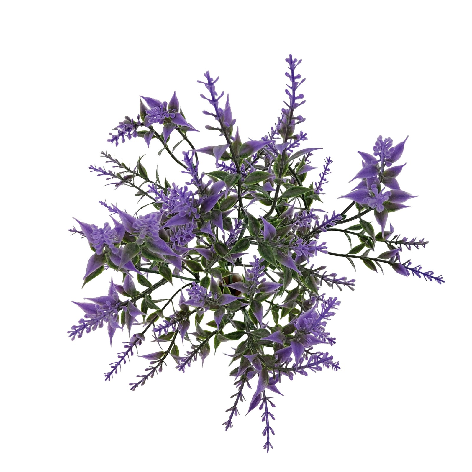 (3pack)Indoor Artificial Flower Lavender Pick,PurpleColor, Assembled Height13.5″