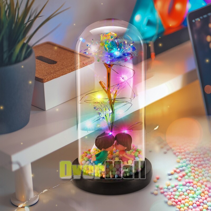 Birthday Gifts for Women,Christmas Rose Gifts for Mom,Women,Her,Wife,Grandma,LED
