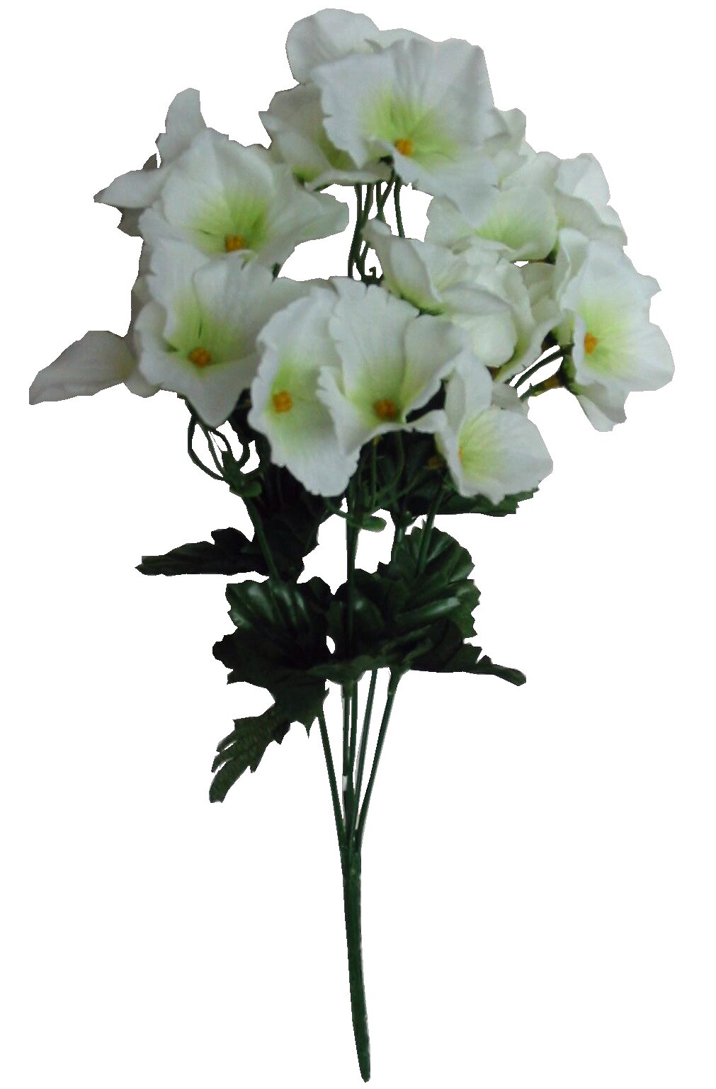 (12-Pack) Cream Green Hydrangea 13″ Bush Silk Flower Craft In/Outdoor Decor US