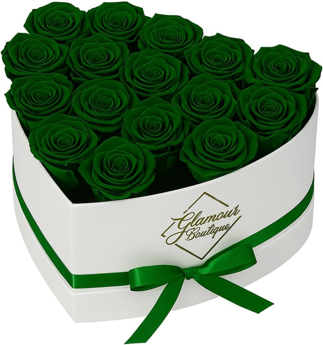 Preserved Roses in a Box Gifts Her Wife & Mom Rose Flowers Forever Decor