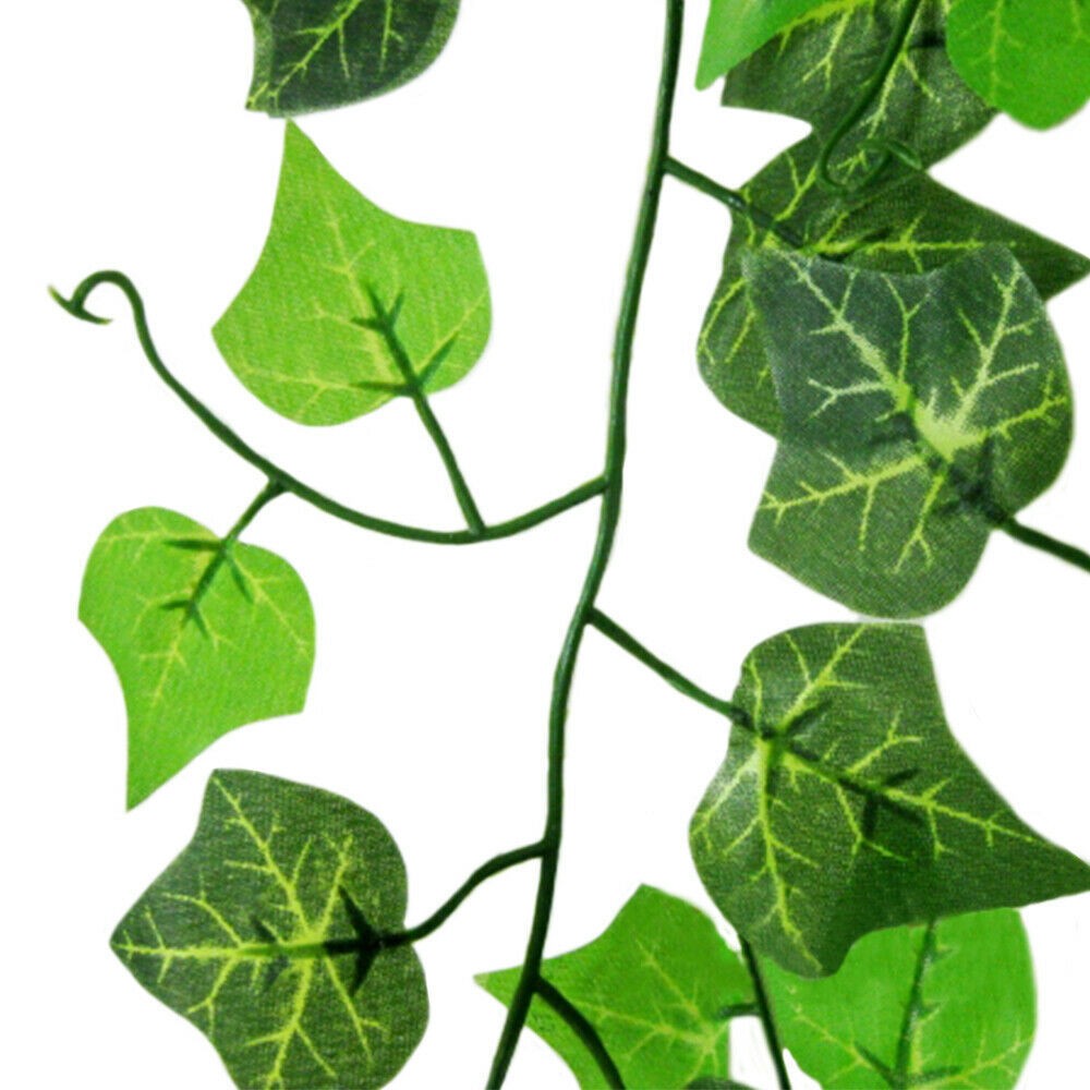 12 Strands 94 FT Artificial Ivy Vines Leaves Silk Garland for Home Office Decor