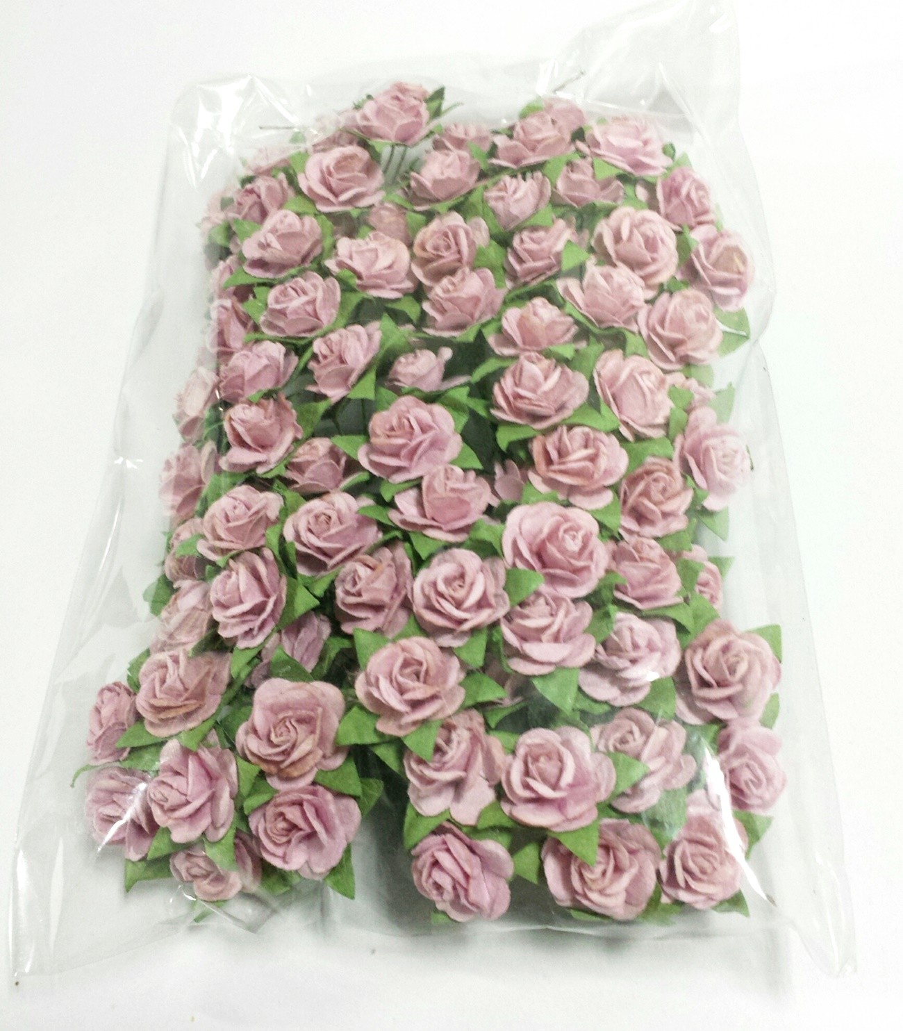15 mm Mulberry Paper Rose Flower Craft Wedding Card Basket Scrapbooking DIY