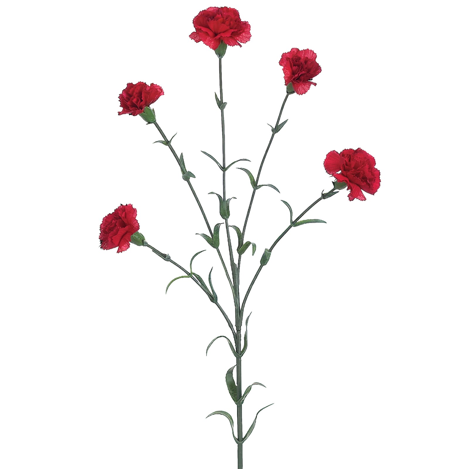 Allstate 27.5″ Crimson Red Mini Carnation Artificial Floral Spray