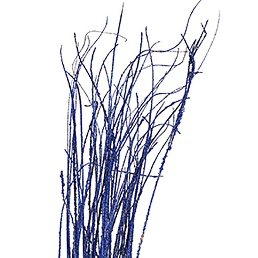Sparkle Glitter Wispies Pack of 20 Stems 36in Royal Blue