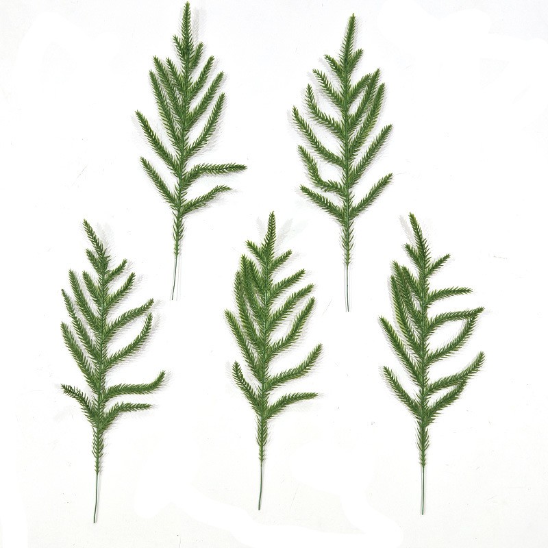 8 Pcs Artificial Pine Sprigs Festive Greenery Marry Christmas Floral Decoration
