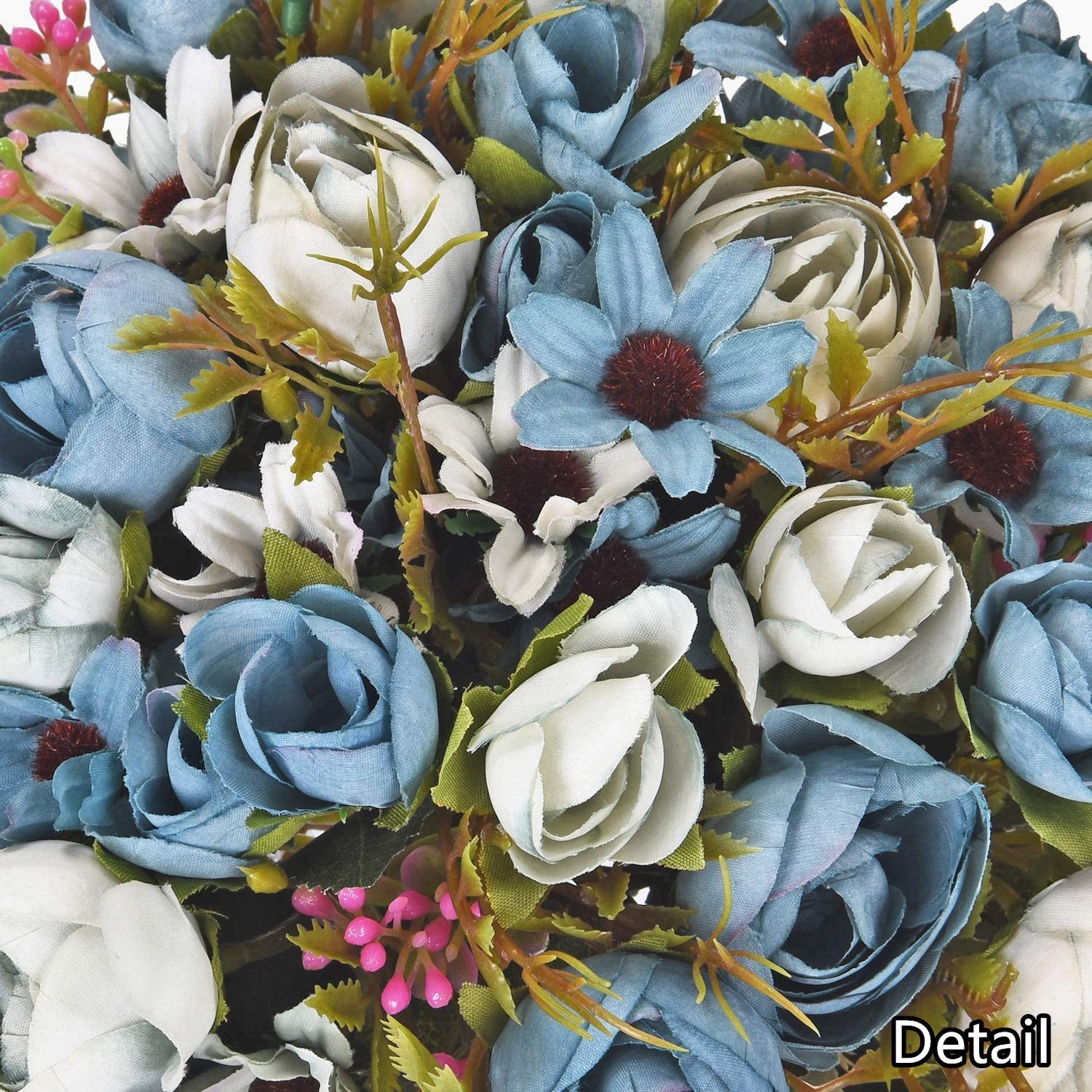 Artificial Flowers for Decoration, Fake Rose Silk Flower Plastic Plants Home …
