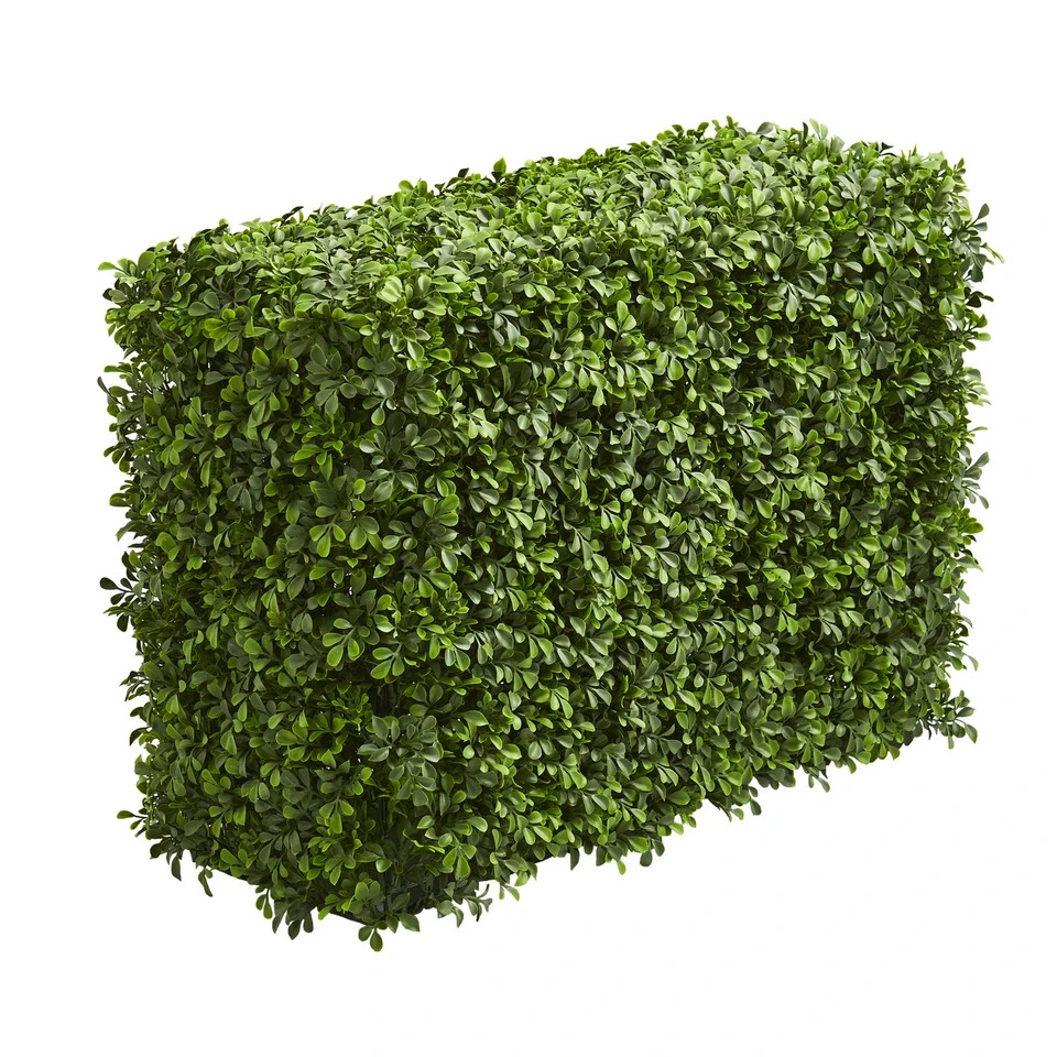 Nearly Natural 20 in. H Artificial Eucalyptus Panel Hedge – UV Protected (Indoor