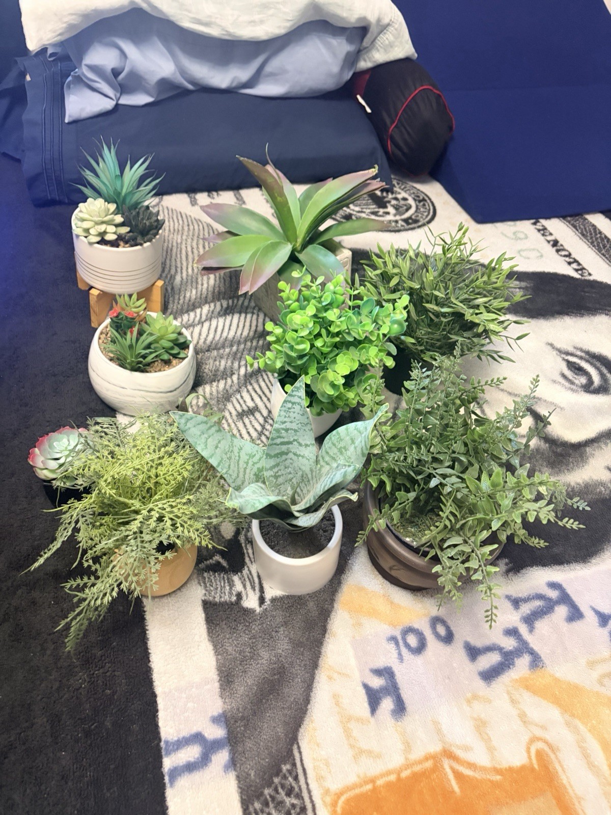 Extremely Beautiful Fake Plants Lot-Gently Used 🌻🌷🍀🌲☀️