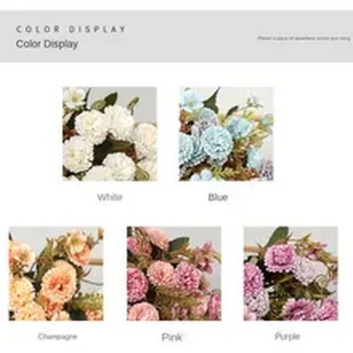 Artificial Carnation Flower Ornament For House / Hotel And Garden Display Decor