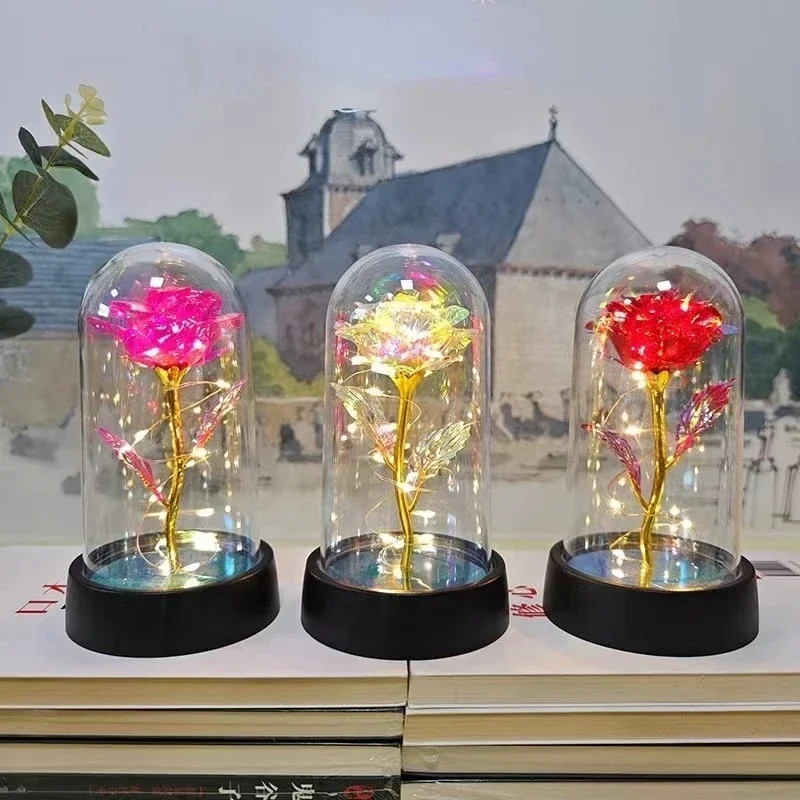 Eternal LED Rose Flower Gift for Valentine Anniversary Wedding Gift/Décor