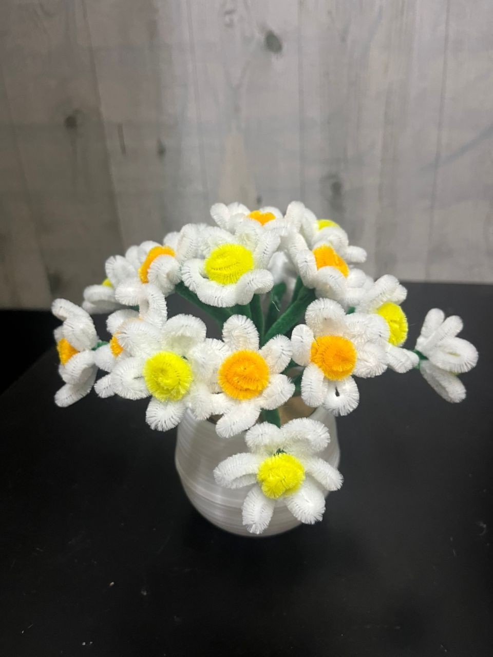 Pipe Cleaner Flowers Bouquet Handmade Twist Stick Bouquet Gift -ready stock