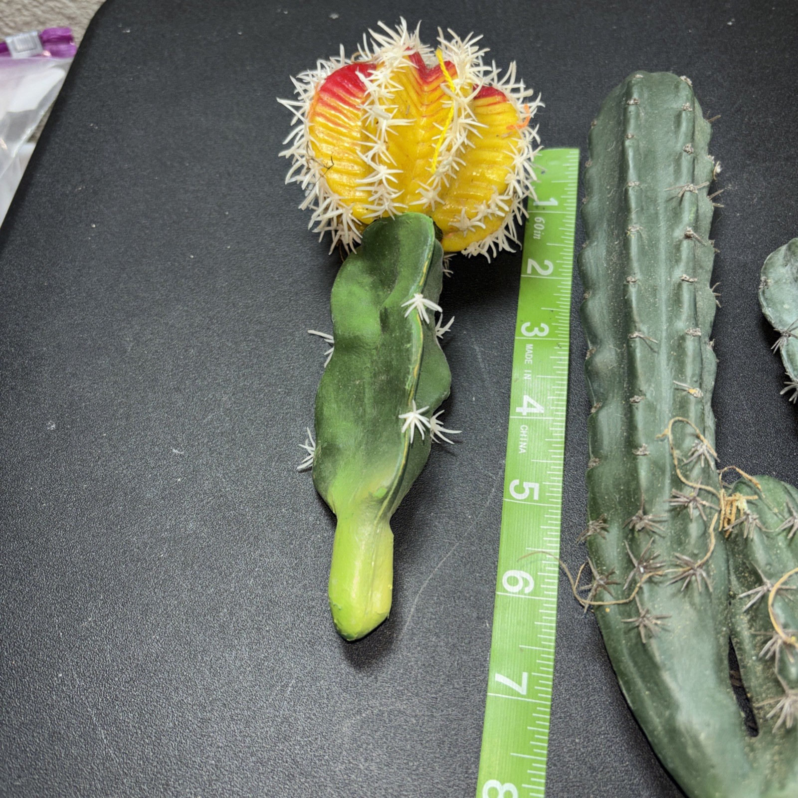 11 Faux Cactus Fake Saguaro Southwestern Plastic Decor A