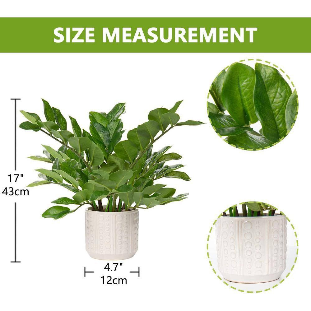 17 In. Artificial Other Plants in Ceramic Pot