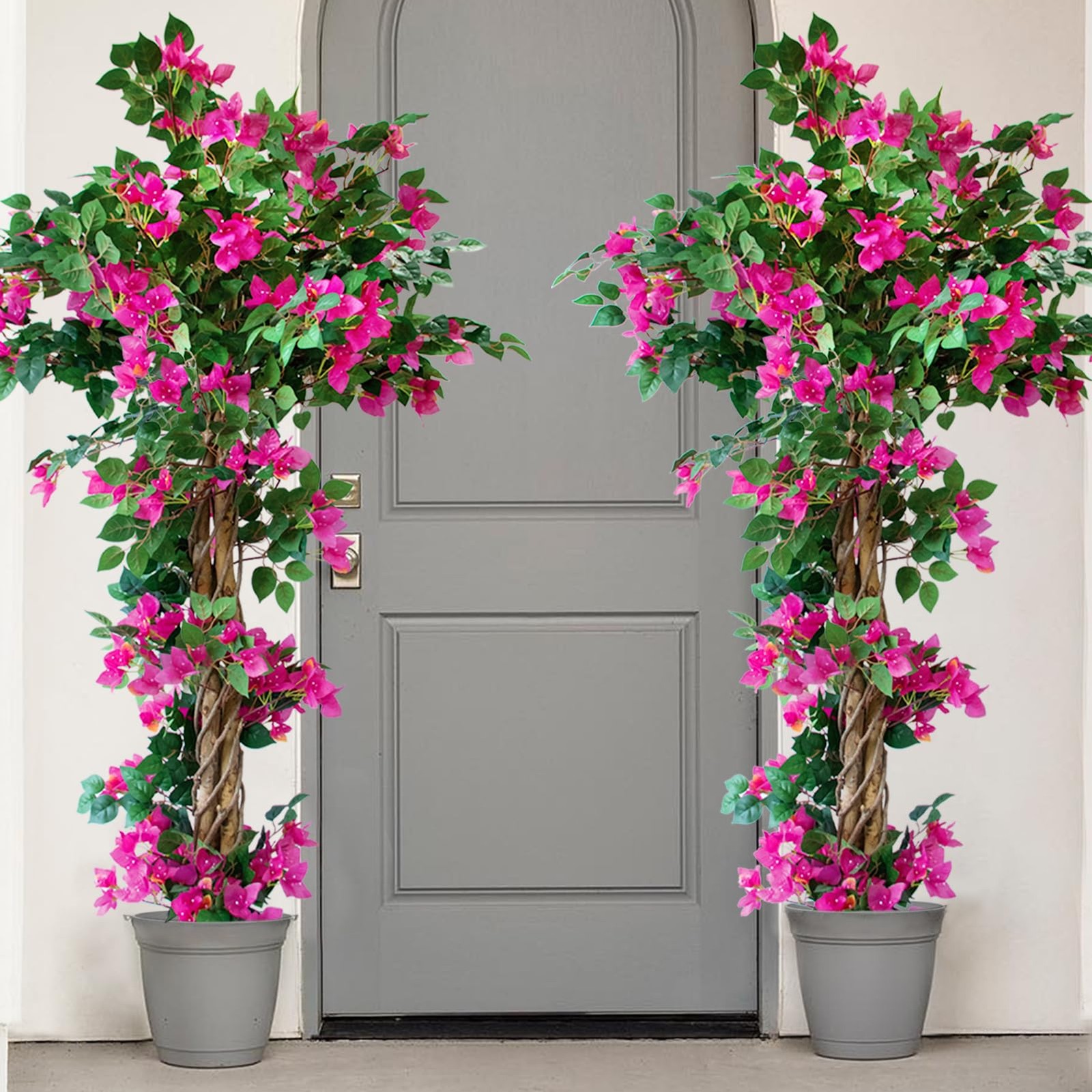 5FT Tall Bougainvillea Artificial Tree for Outdoors or Indoors, Faux Tree Rea…