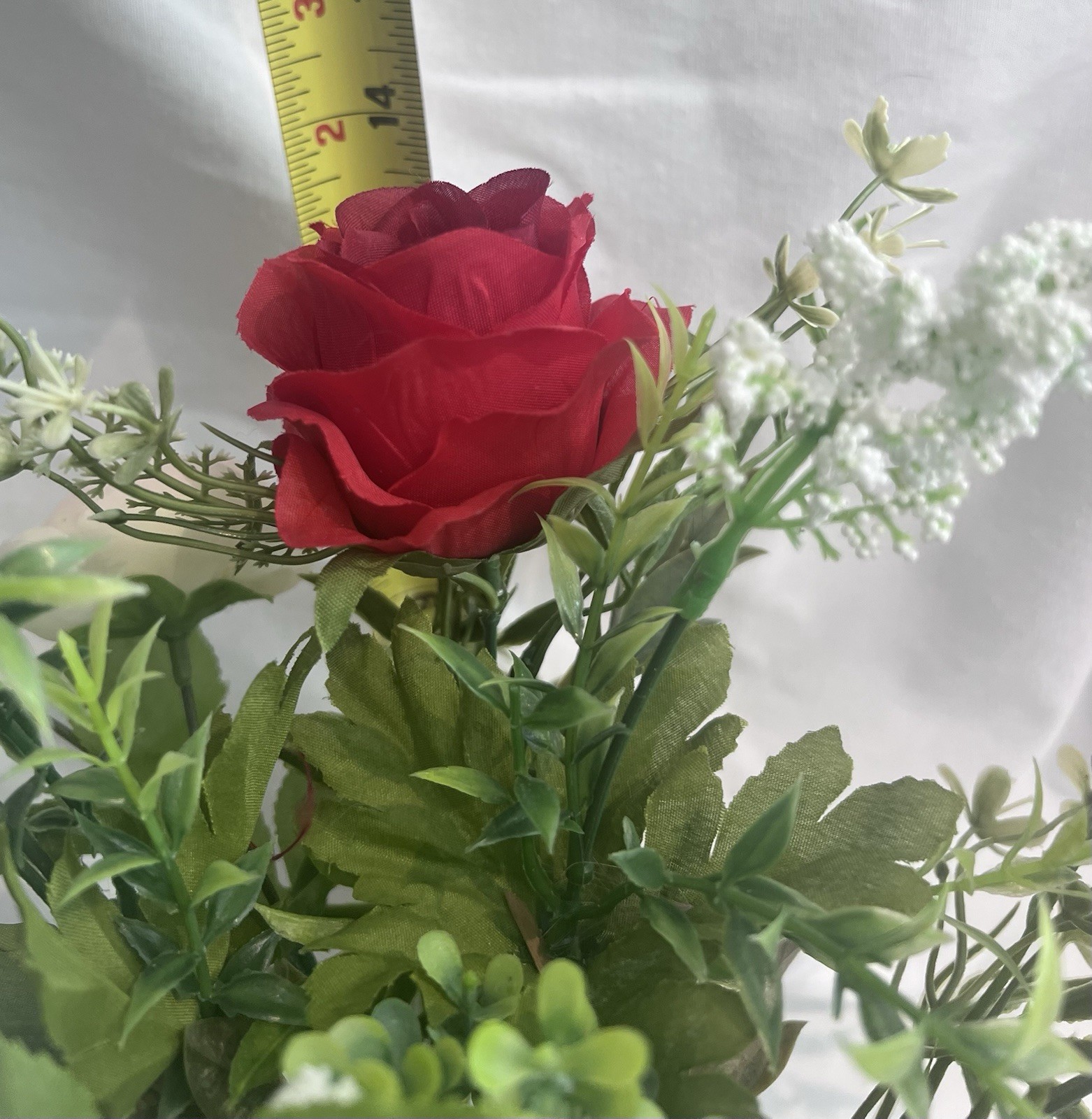 Red And Pink Roses Silk floral Arrangement in A Mason Jar Vase Home Decor