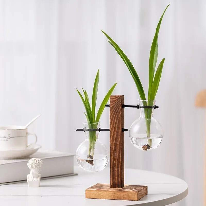 Terrarium Vasevase Decoration Home Bonsai Flower Plant Vases Vintage Flower Pot