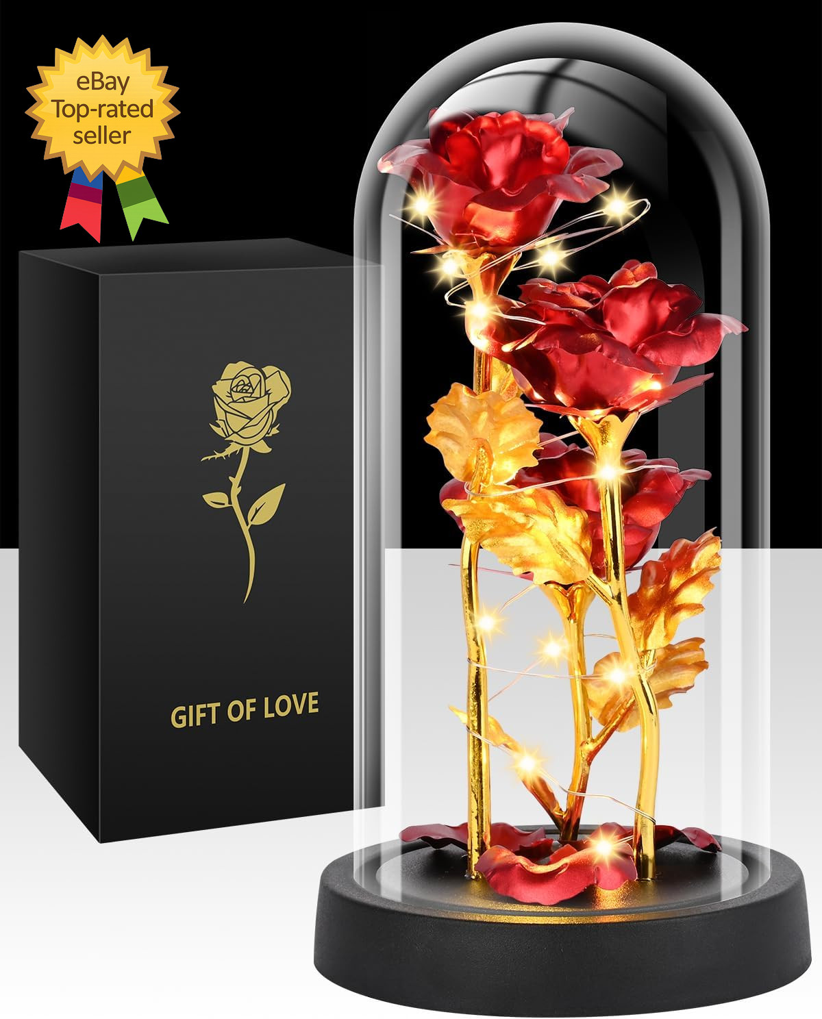 Valentines Day Rose Gifts for Her Womens Gift for Birthday Gifts for Women Mom W