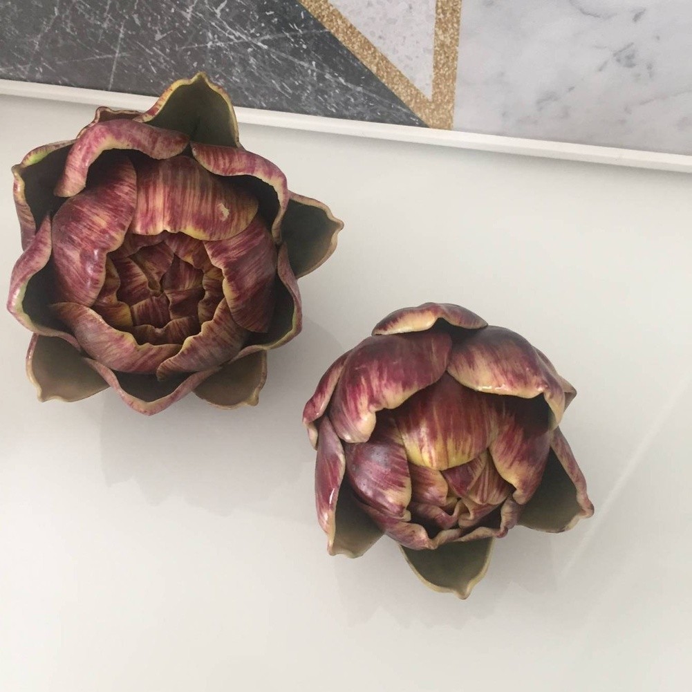 Artificial Artichokes 10 cm Long Sturdy Material for Lasting Home Decoration