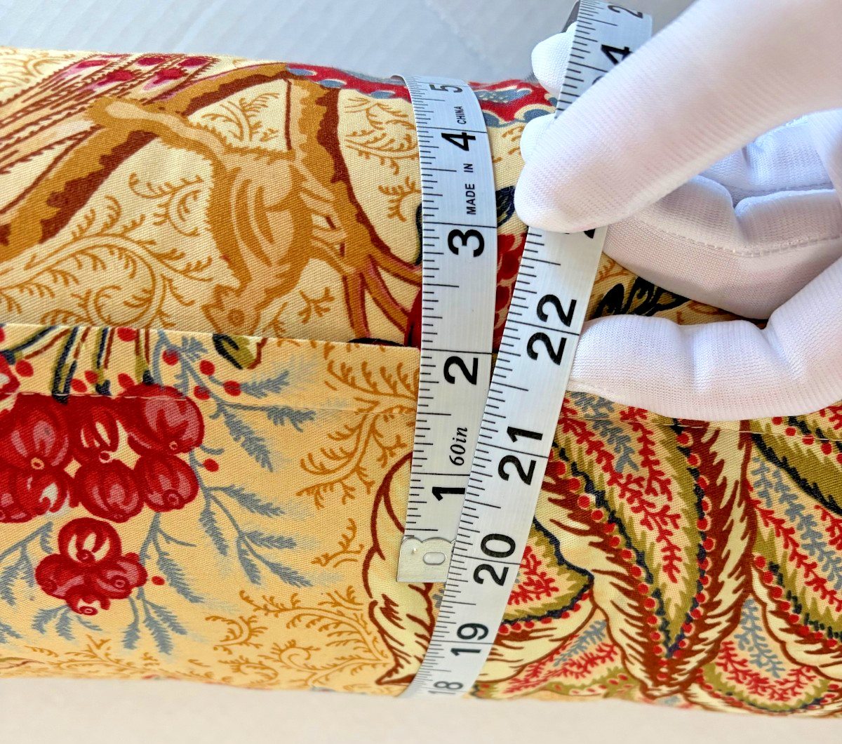 Rose Tree Home Paisley Neck Roll Pillow Round Bolster Cotton Decorative Accent