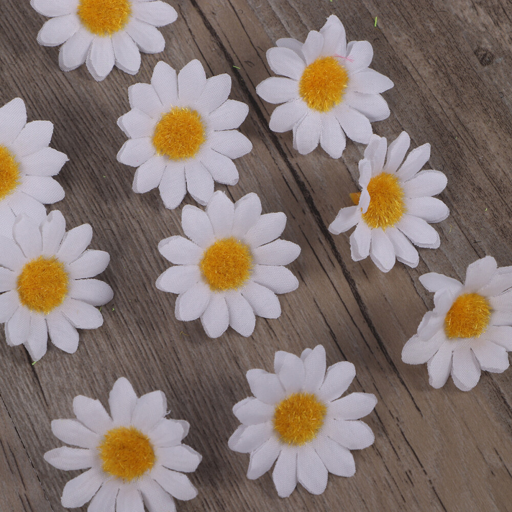 Daisy Flowers Heads DIY Beautiful Gerbera Head for Baby Shower Party Decoration