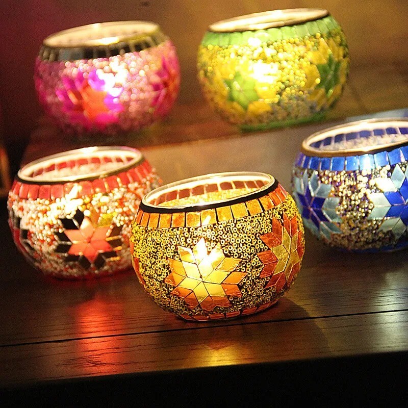 decorationsFlocon de neige Mosaic Glass, ci-après un porte-documents halloween