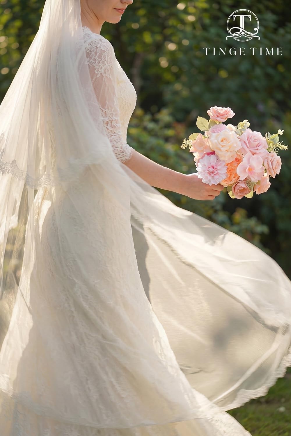 Blush Pink Artificial Rose & Peony Flowers Combo – Foam Floral Stems for DIY Wed