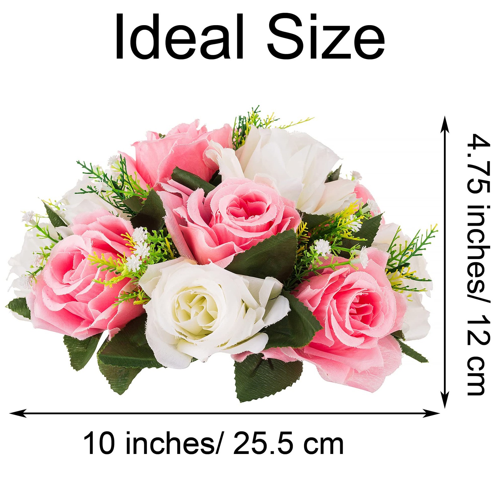 Flower Centerpieces for Wedding Tables: Wedding Table Decorations Pink & Whit…