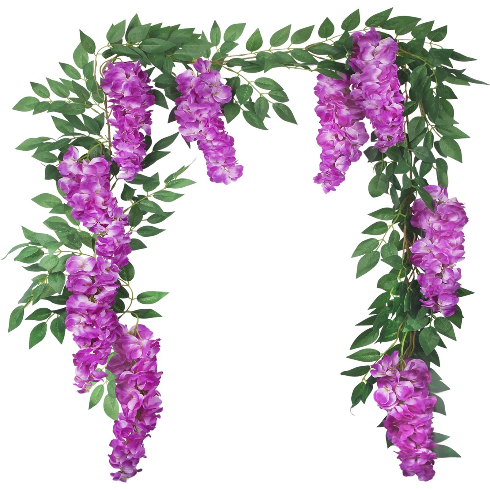 Wisteria Hanging Flowers Wisteria Flowers Vine Garland Wedding Arch Decoratio…