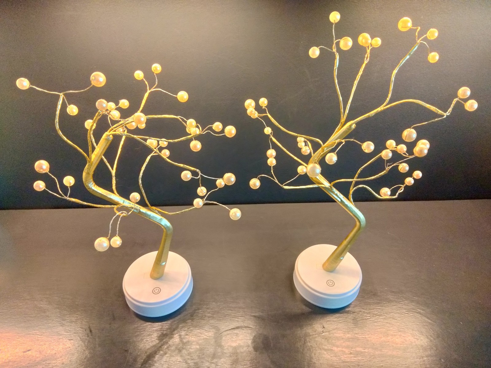 PAIR of Bonsai Tree Light – LED Fairy Light Tree Lamp – USB or Battery