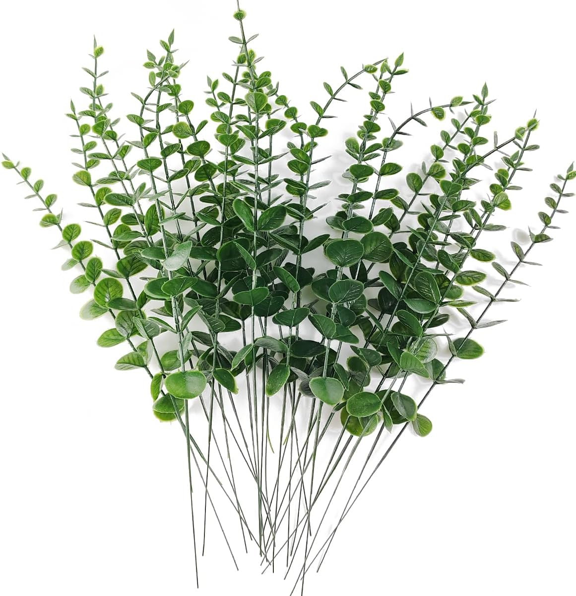25Pcs Eucalyptus Stems Faux Greenery Artificial Eucalyptus Leaves Decor Branches