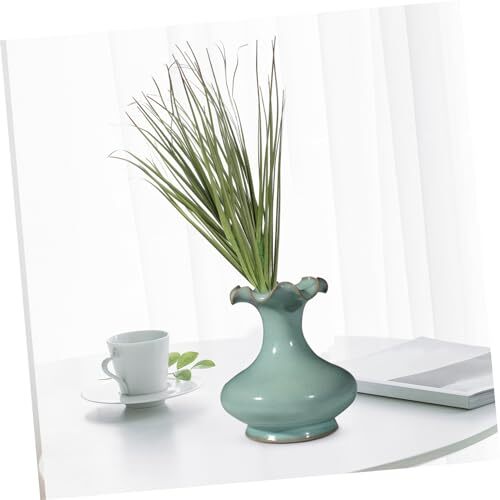 12 Pcs Artificial Grass, 11.79in Fake Grass Artificial Shrub Plants,