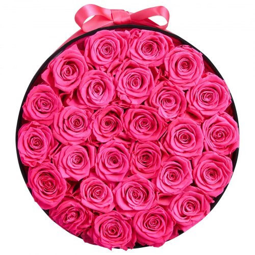 Forever Flowers, 27 Preserved Roses in a Box, Eternal Flowers Immortal Bouquet