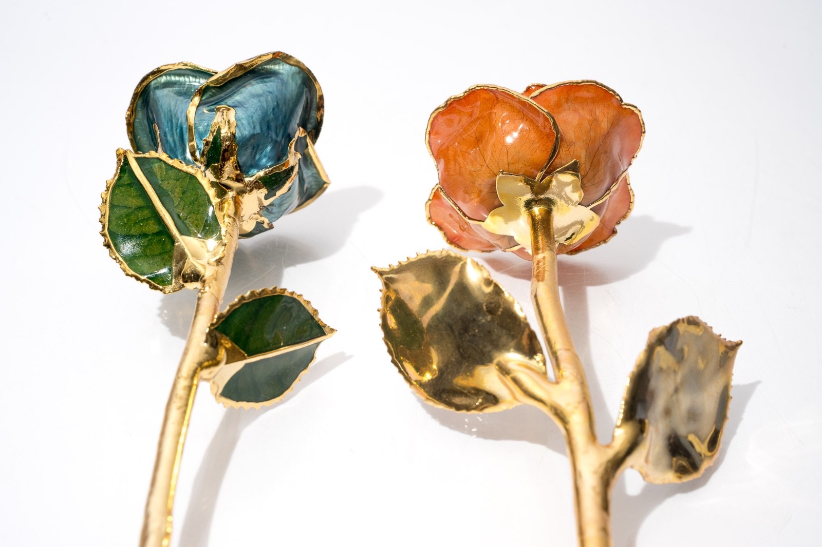 Gold Tipped Real Roses, Gift For Her