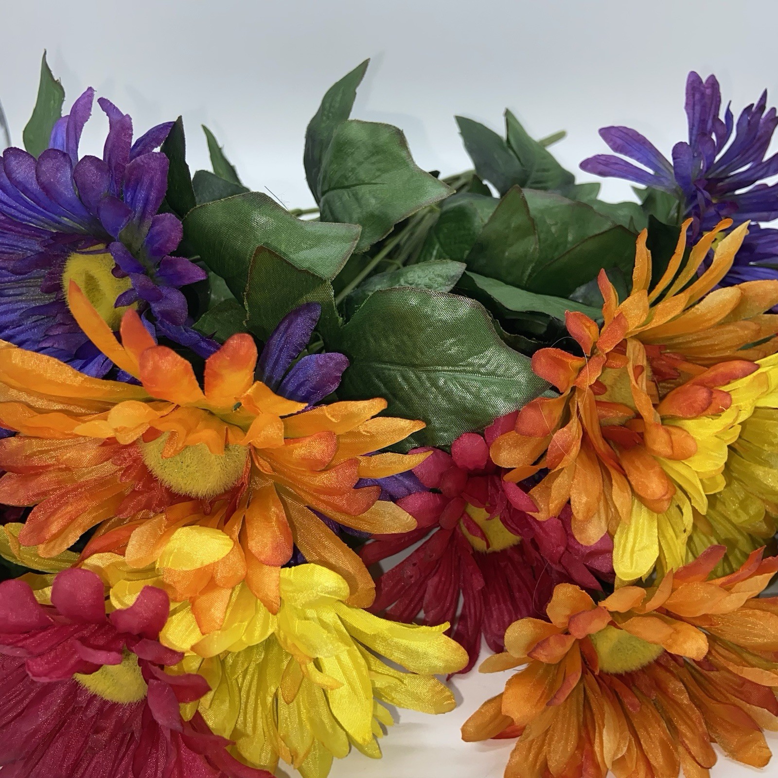Hobby Lobby Gerber Daisy Silk Flowers Daisies Artificial Multicolor 2 Bunches