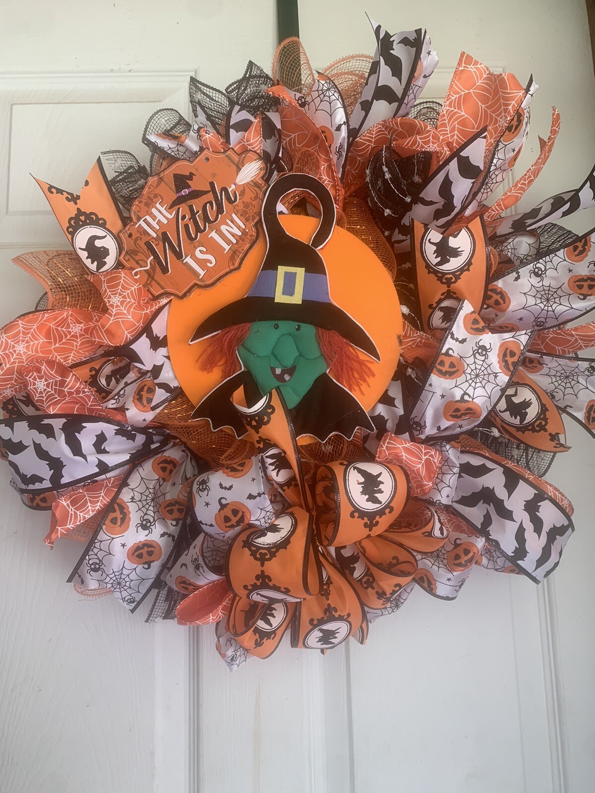 Witch Is Here Halloween Wreath Fall