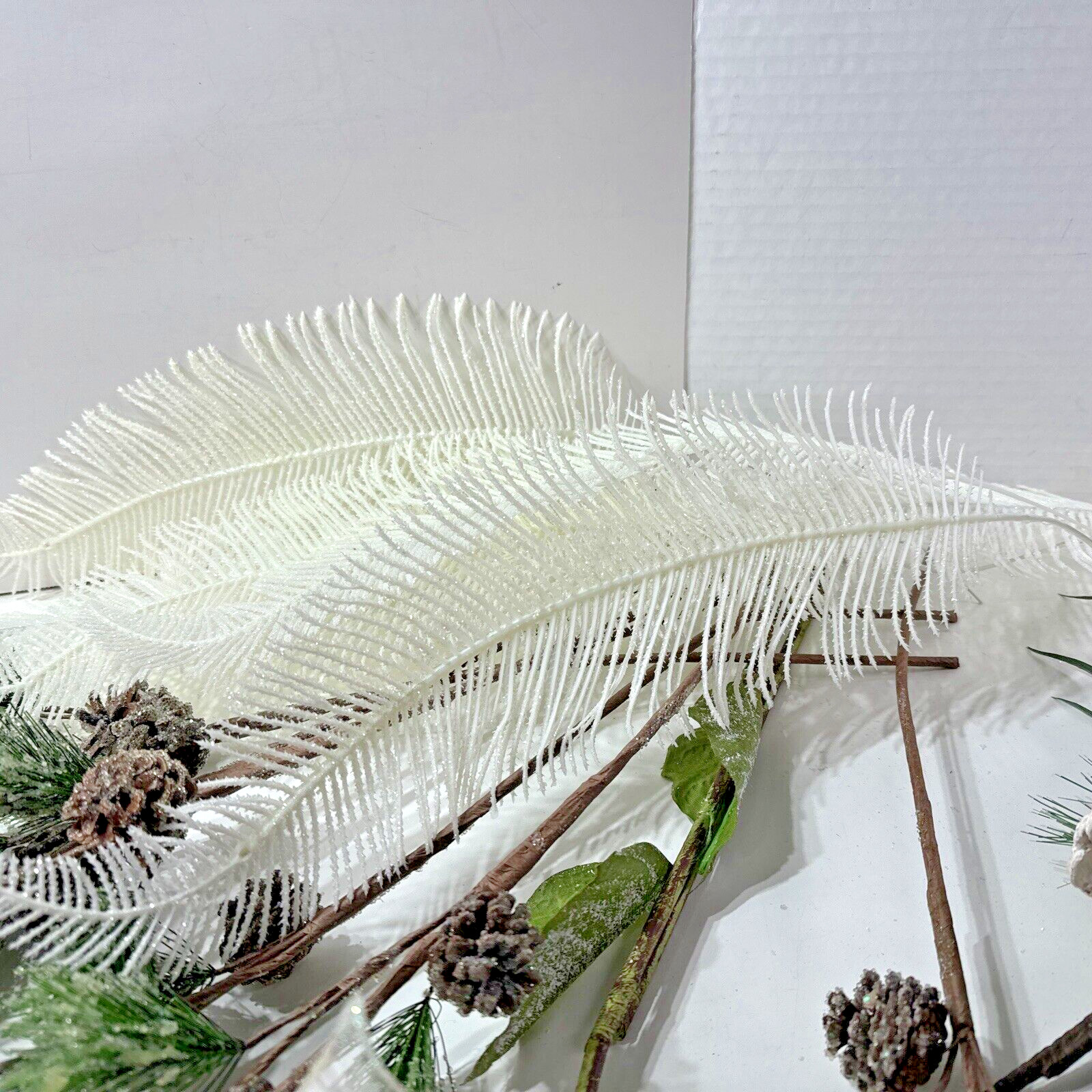 17X ESTATE Vintage ICY Stems Faux Branches Assorted Vase CHRISTMAS DECOR