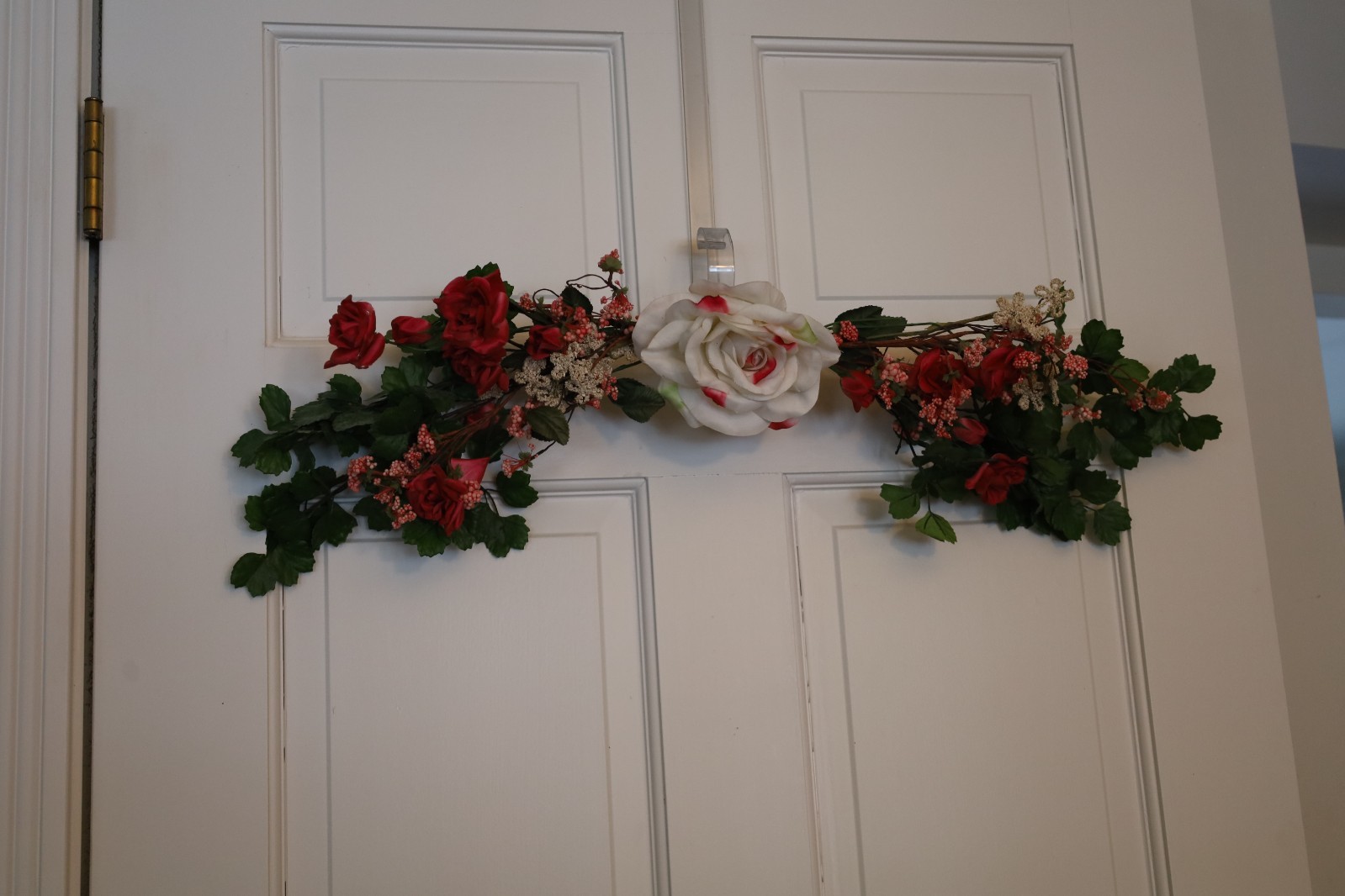 Spring Faux Silk Floral Door or Wall Swag