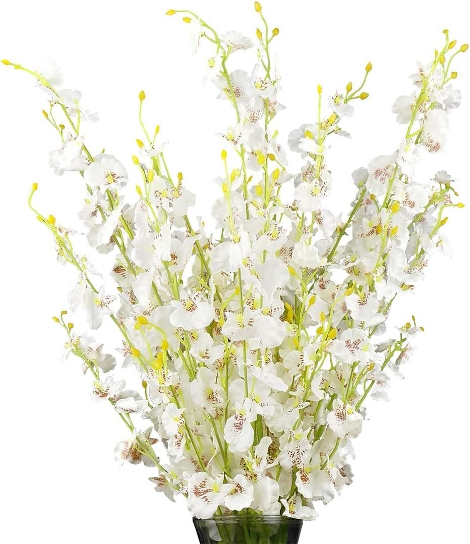 Artificial Dancing Orchids – 28” and Adjustable, 11 Pcs for Stylish Entertaining
