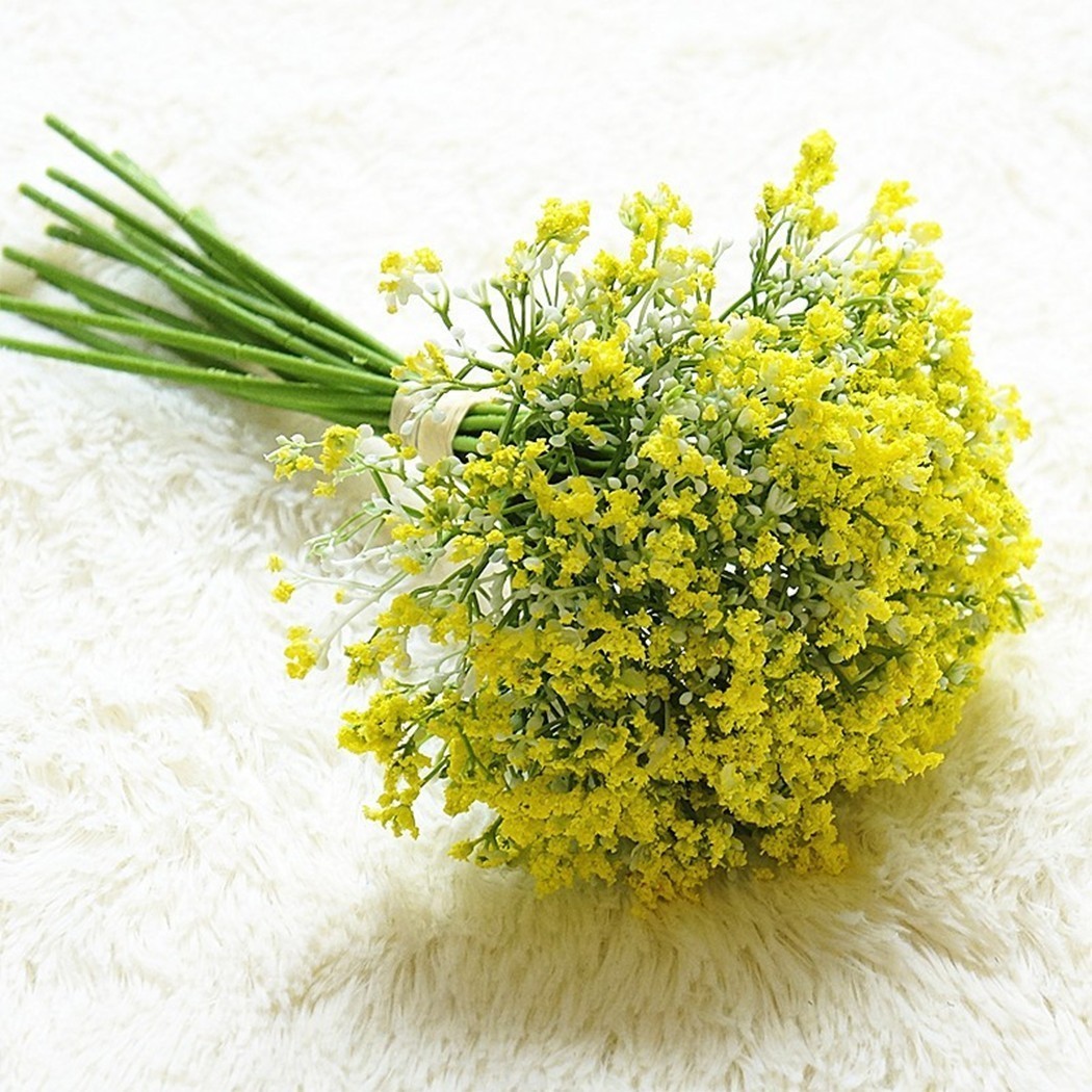 High Quality Gypsophila Baby’s-Breath Beautiful Bouquet Breath Fake Silk