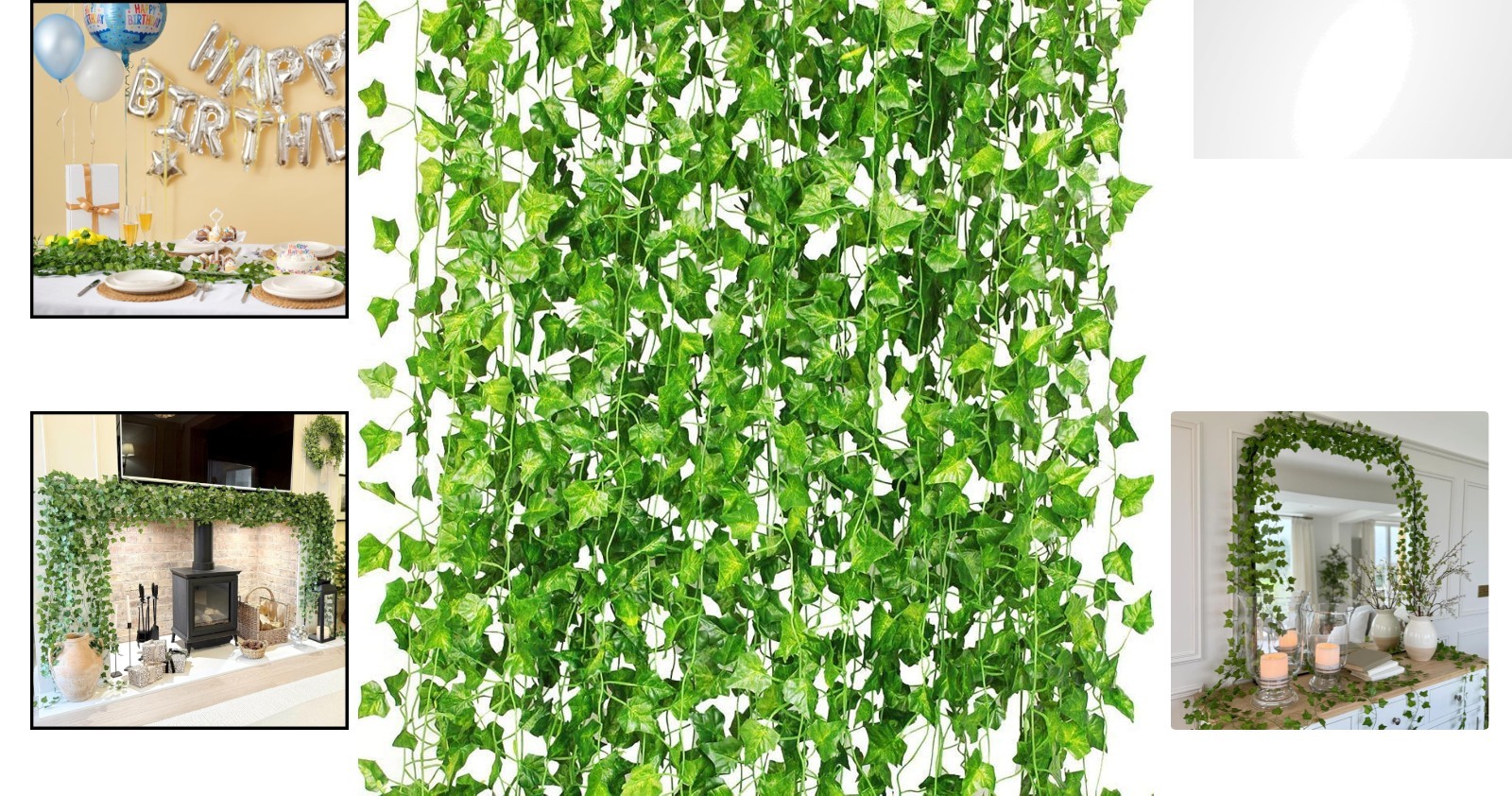 Durable 12-Pack 84Ft Artificial Ivy Garland – Perfect for Parties and Weddings