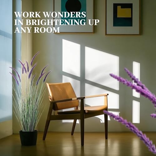 5ft 2-Pack Artificial Veronica Spiked Speedwell Grass, 59in Faux Tall 5FT-2PCS