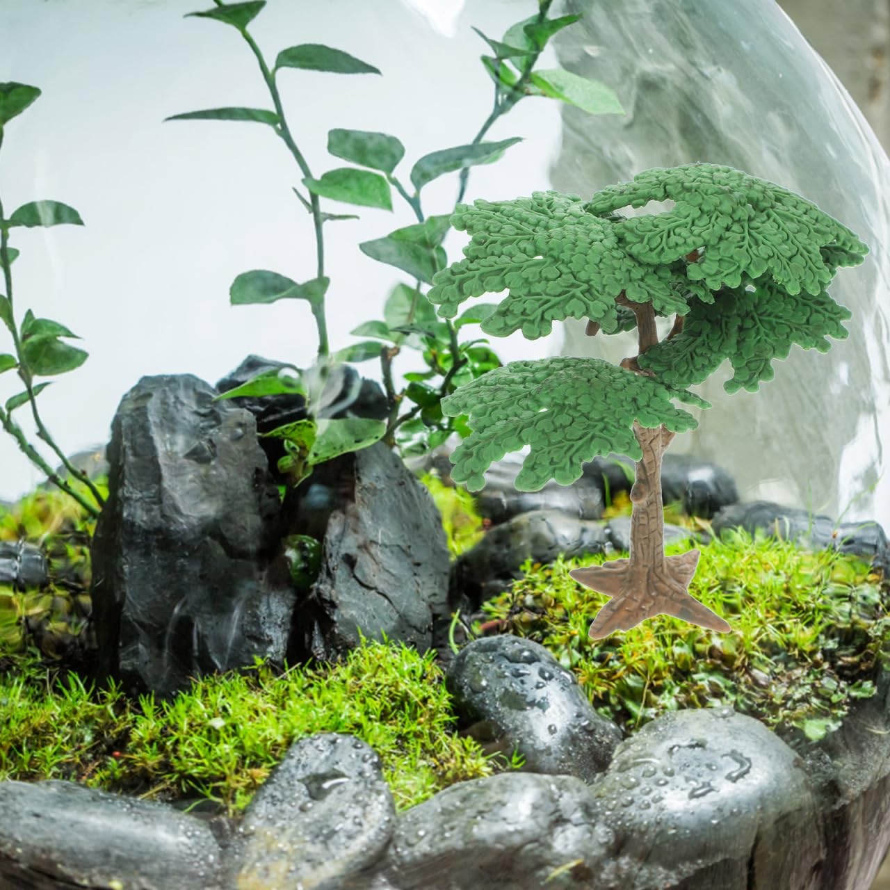 3 PCS Size S Model Cypress Trees Miniature Artificial Fake Plants Sand Table