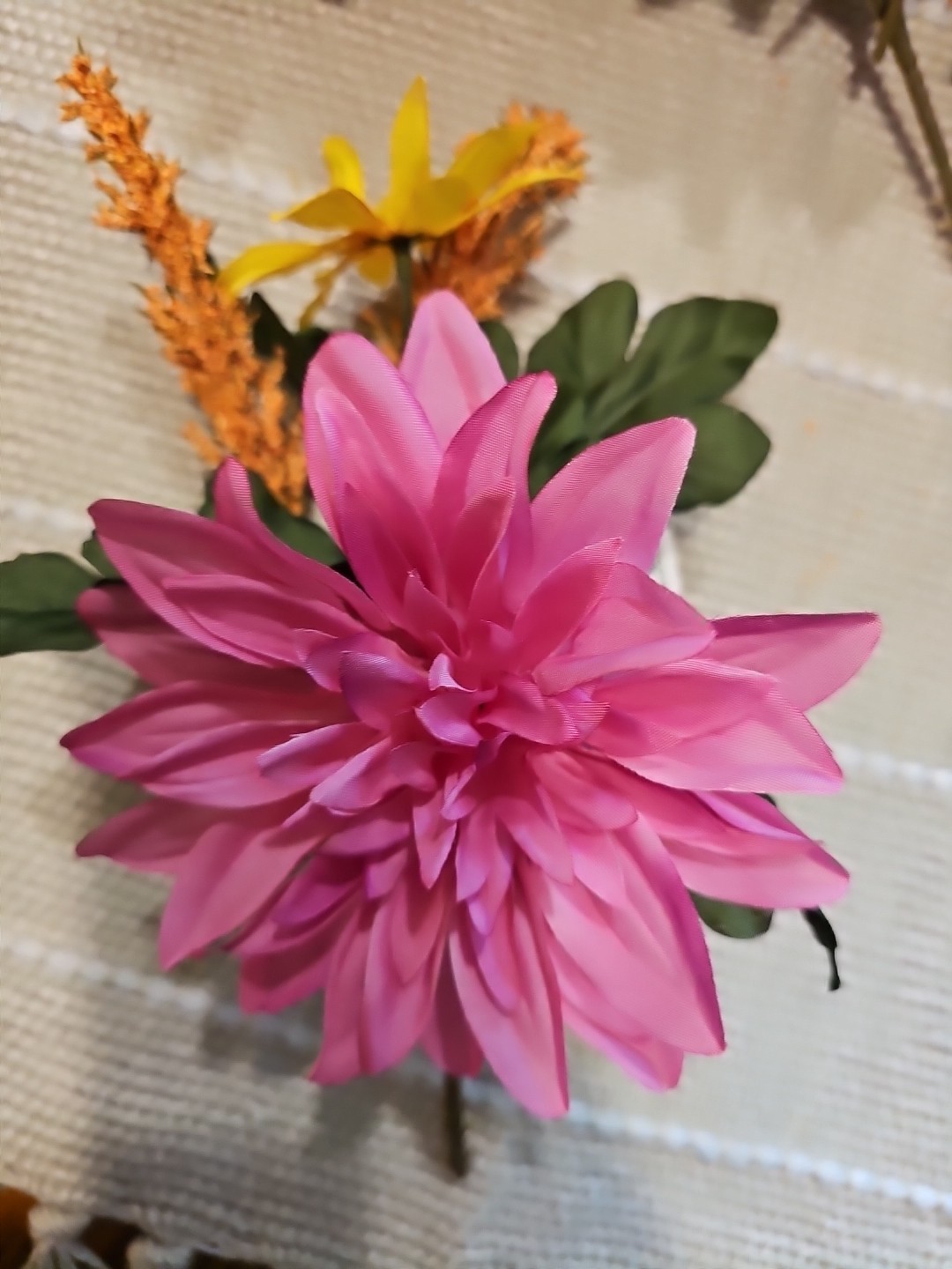 16 NEW 11″ SPRING SUMMER DAHLIA DAISY Floral Pick Decor Flower FREE SHIP pink