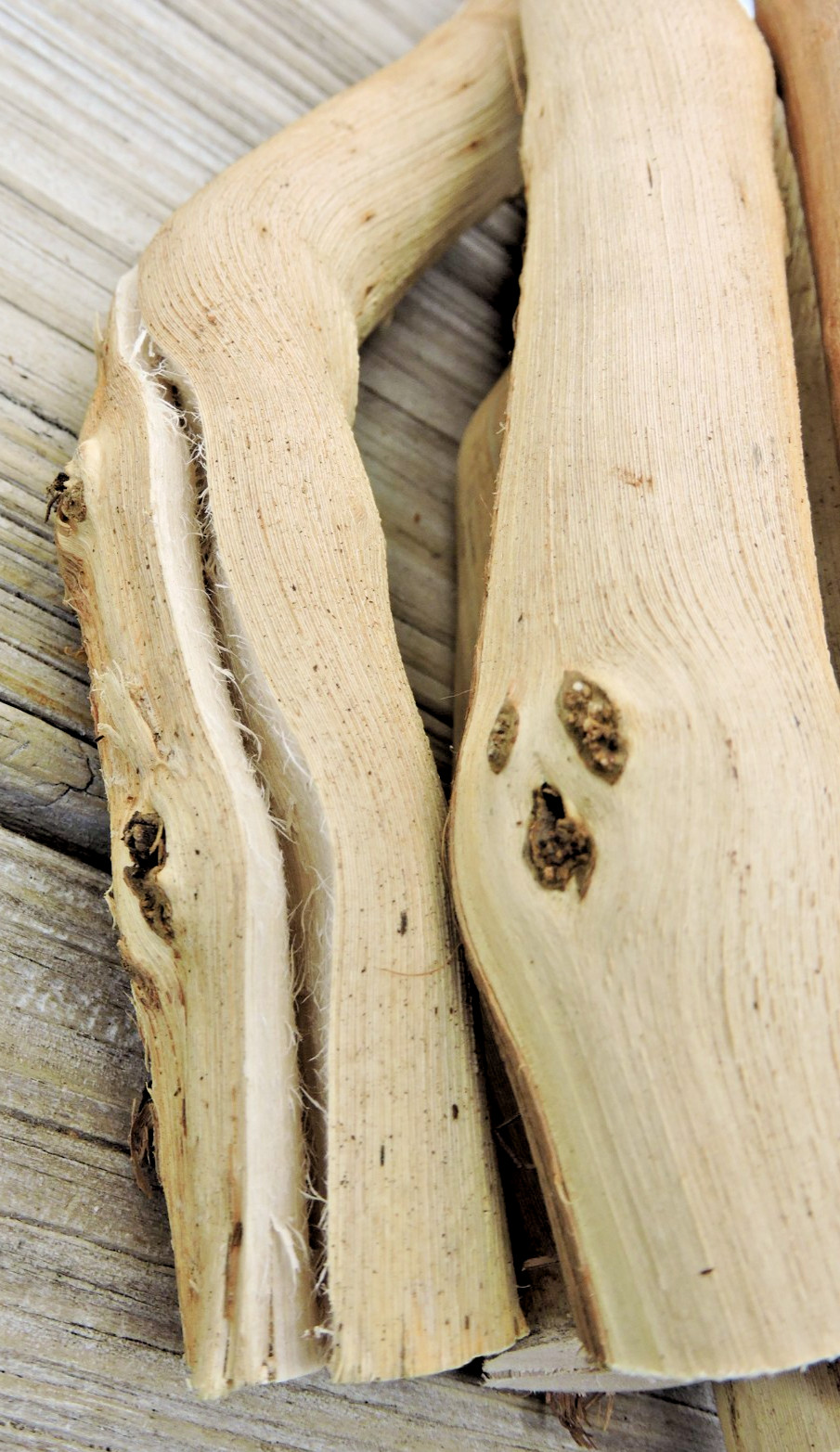 6 Grapevine Wood Stick Section 7/8~1 3/16″D 10~12″L Driftwood Decor Crafts