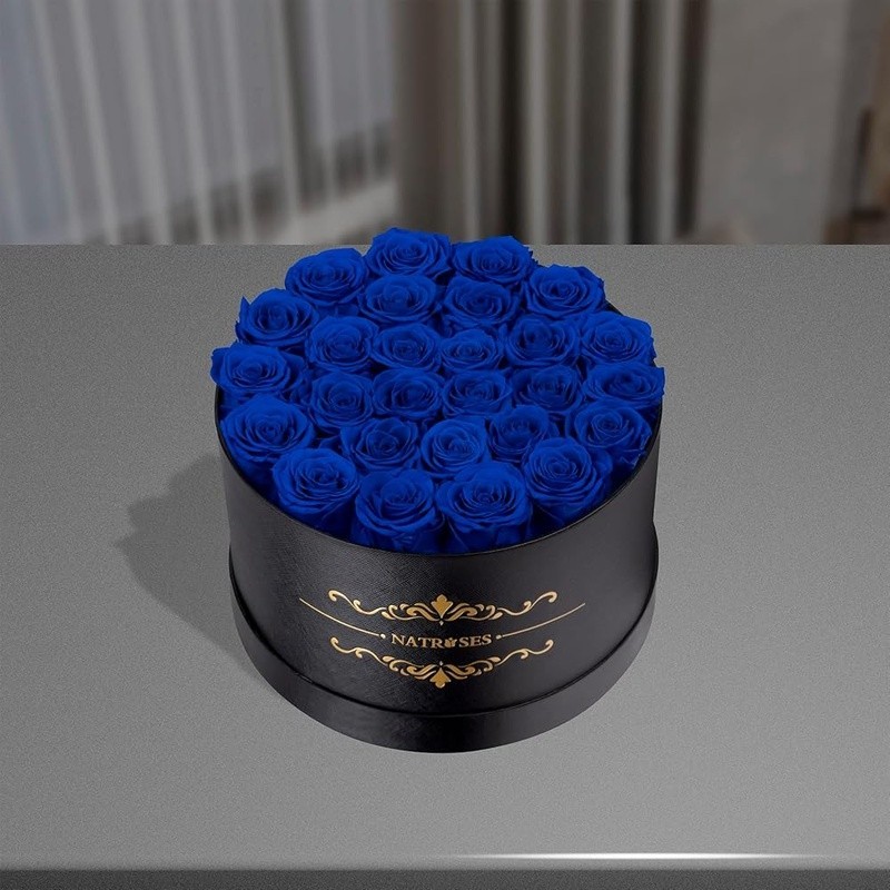 27 Preserved Roses Handmade Gift Box Romantic Flowers Her Special Occasions New